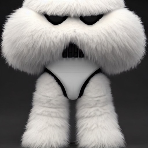 Fluffy stormtrooper